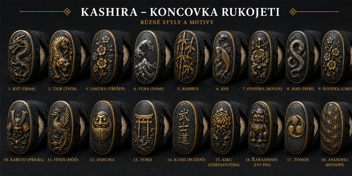 kashira - koncovka rukojeti